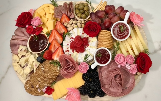 Beautiful charcuterie board